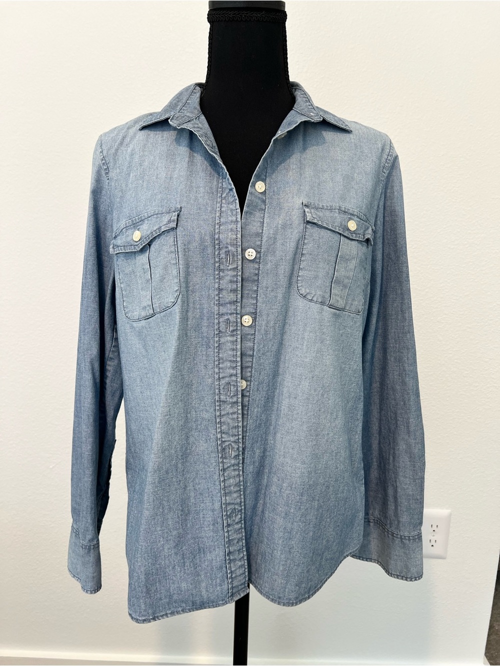 J.Crew Denim Button-Down Shirt